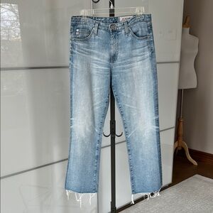 AG Jodi Women’s Crop Jeans, size 27, light blue wash
